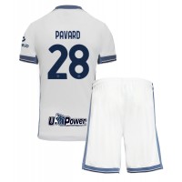 Camisa de Futebol Inter Milan Benjamin Pavard #28 Equipamento Secundário Infantil 2024-25 Manga Curta (+ Calças curtas)